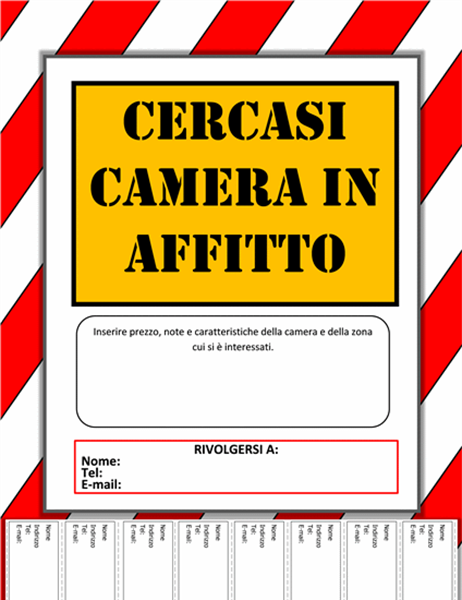 cartello affittasi scaricare