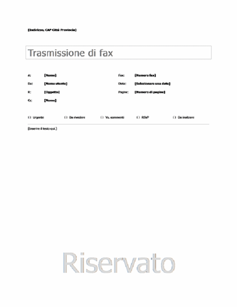FRONTESPIZIO FAX DA SCARICA