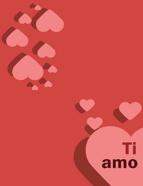 Biglietto d'amore (quattro facciate) Biglietto d'amore (quattro facciate)
