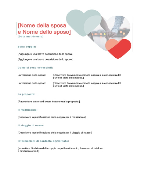 Profilo di coppia di fidanzati Profilo di coppia di fidanzati