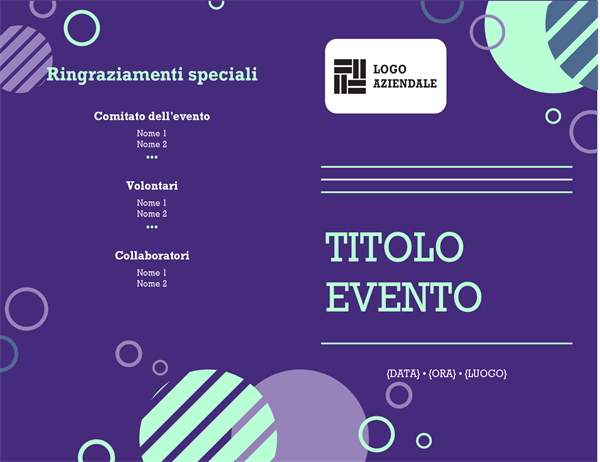 Programma dell’evento Programma dell’evento
