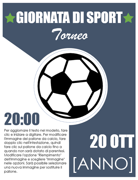 Volantino evento sportivo Volantino evento sportivo