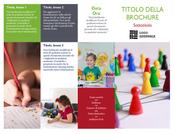 Brochure scolastica Brochure scolastica