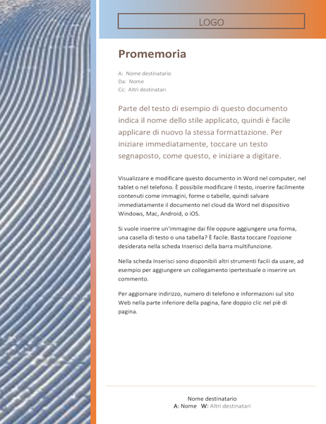 Promemoria Sereno Promemoria Sereno