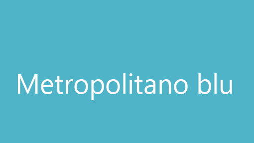 Metropolitano blu Metropolitano blu