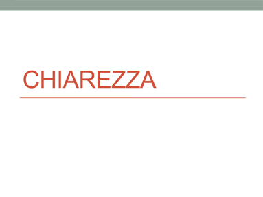 Chiarezza Chiarezza