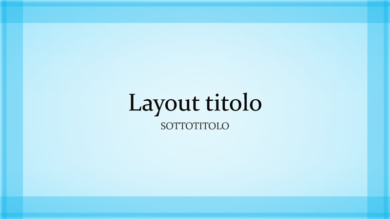 Presentazione con bordo blu velato (widescreen) Presentazione con bordo blu velato (widescreen)