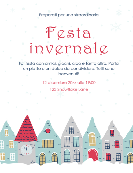 Volantino Festa d'inverno Volantino Festa d'inverno