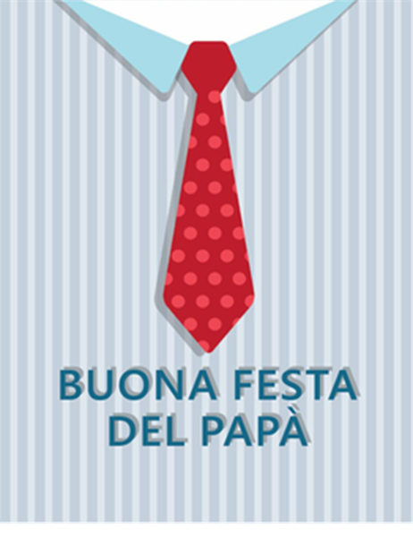 Biglietto per la festa del papà (pesca, piegato in quattro) Biglietto per la festa del papà (pesca, piegato in quattro)