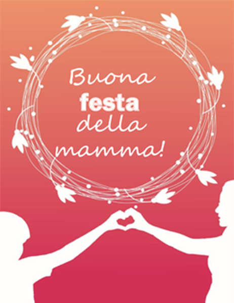 Biglietto per la festa della mamma (con papavero, piegato in quattro) Biglietto per la festa della mamma (con papavero, piegato in quattro)