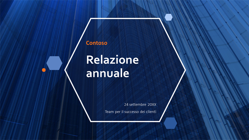Presentazione geometrica Presentazione geometrica