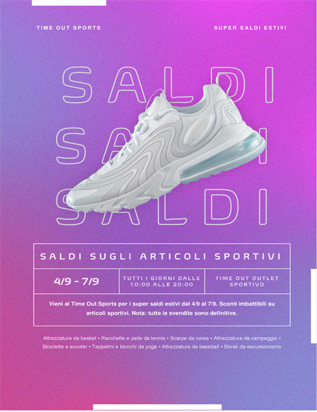 Volantino di vendita Volantino di vendita