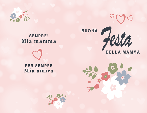 Biglietto da visita della mamma Rosa grazioso Biglietto da visita della mamma Rosa grazioso