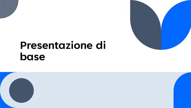 Presentazione universale Presentazione universale