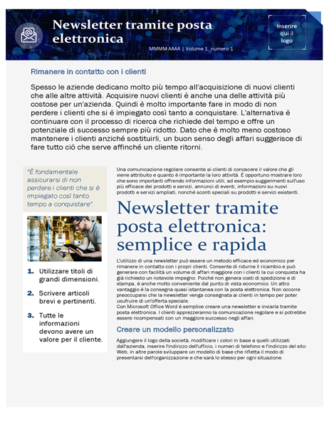 Modello di e-mail marketing per piccole aziende Modello di e-mail marketing per piccole aziende