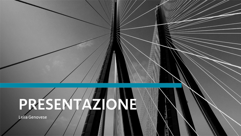 Presentazione finanziaria Presentazione finanziaria