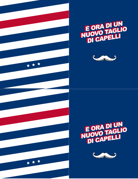 Biglietti di auguri con baffi bizzarri Biglietti di auguri con baffi bizzarri