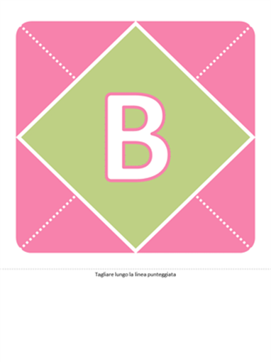 Striscione annuncio nascita bambina (rosa, viola, verde) Striscione annuncio nascita bambina (rosa, viola, verde)