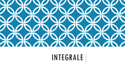 Integrale Integrale