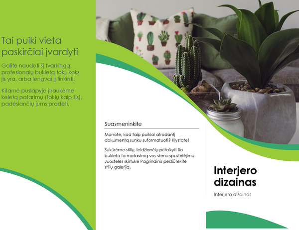 Interjero dizaino bukletas Interjero dizaino bukletas