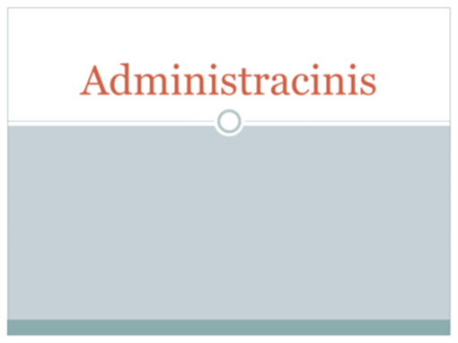 Administracinis Administracinis