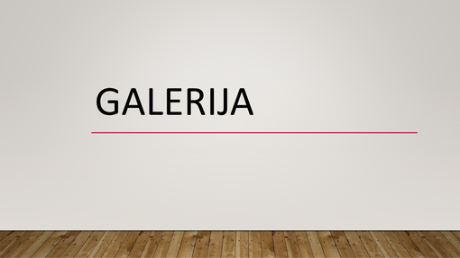 Galerija Galerija