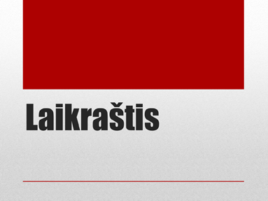 Laikraštis Laikraštis