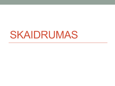 Skaidrumas Skaidrumas