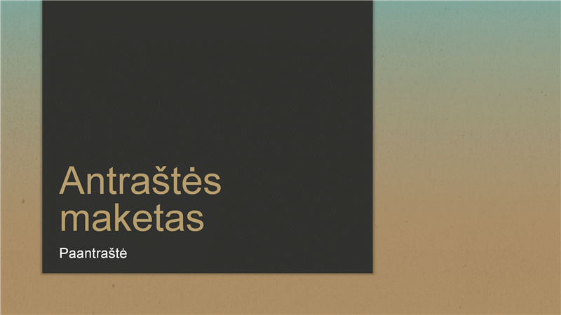 Pereinančių mėlynai rusvų spalvų pateiktis (plačiaekranė) Pereinančių mėlynai rusvų spalvų pateiktis (plačiaekranė)