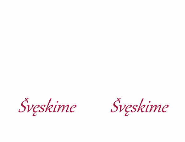 Elegantiškas pakvietimas Elegantiškas pakvietimas