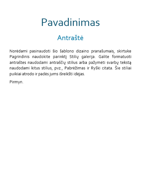 Vyksmo dizainas (tuščias) Vyksmo dizainas (tuščias)
