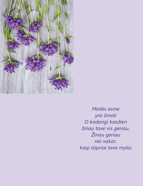 Valentino dienos atvirukas su eilėraščiu (keturgubo sulenkimo) Valentino dienos atvirukas su eilėraščiu (keturgubo sulenkimo)