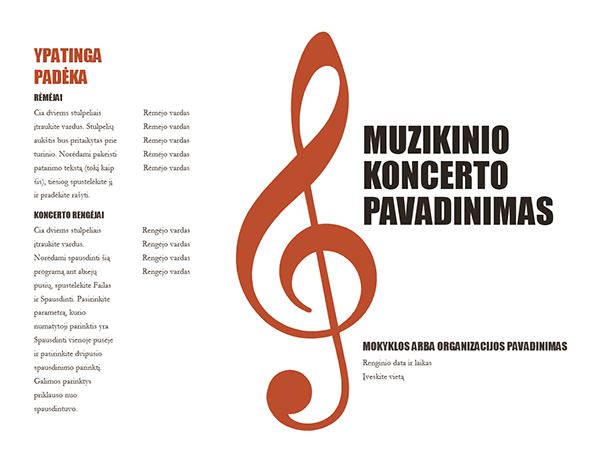 Koncerto programa Koncerto programa