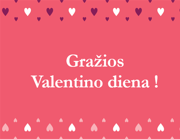 Valentino dienos atvirukas (dukart perlenktas) Valentino dienos atvirukas (dukart perlenktas)