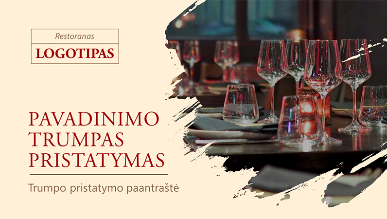 Restorano trumpas pristatymas Restorano trumpas pristatymas
