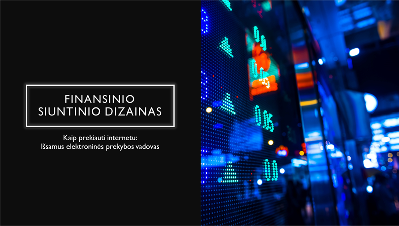 Finansinio siuntinio dizainas Finansinio siuntinio dizainas