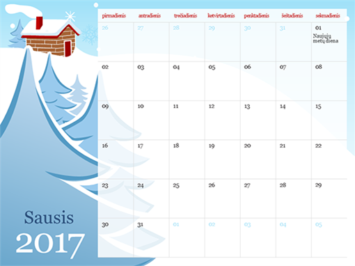 2015 m. iliustruotas sezoninis kalendorius, pirmadienis – sekmadienis 2015 m. iliustruotas sezoninis kalendorius, pirmadienis – sekmadienis