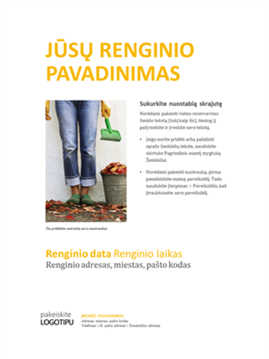 Smulkių įmonių skrajutė (aukso spalvos dizainas) Smulkių įmonių skrajutė (aukso spalvos dizainas)