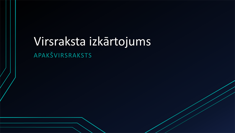 Prezentācija ar trīs apļveida līniju noformējumu (platekrāna) Prezentācija ar trīs apļveida līniju noformējumu (platekrāna)