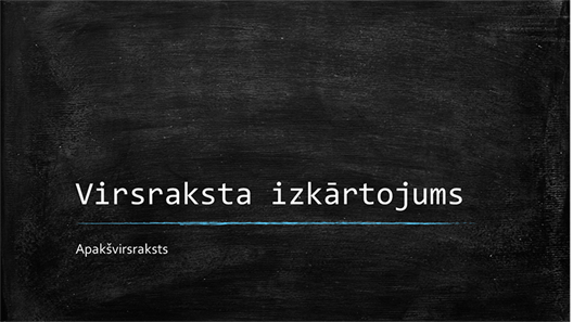 Izglītības prezentācija uz tāfeles (platekrāna) Izglītības prezentācija uz tāfeles (platekrāna)