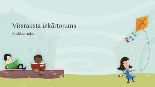 Izglītības prezentācijas albums bērniem ar skolas pagalma tematiku (platekrāna) Izglītības prezentācijas albums bērniem ar skolas pagalma tematiku (platekrāna)