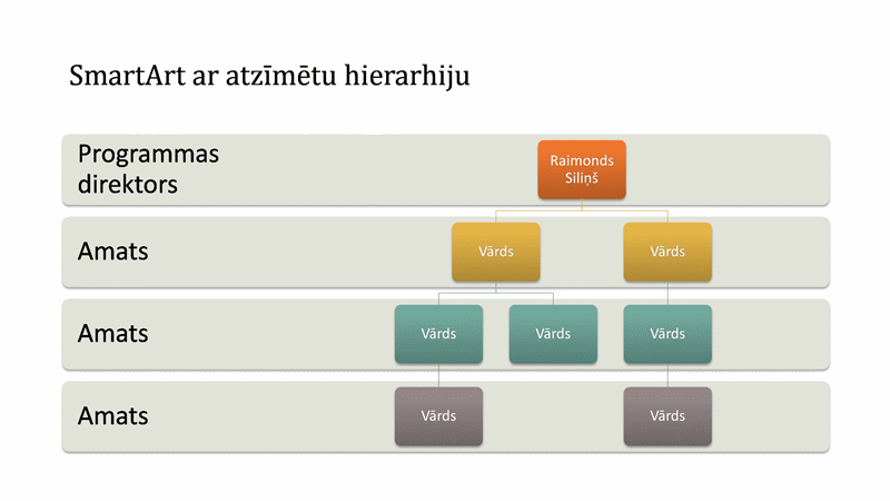 Organizācijas hierarhijas diagramma (platekrāna) Organizācijas hierarhijas diagramma (platekrāna)