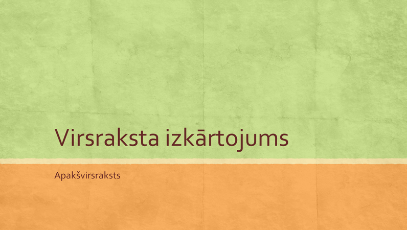 Prezentācija zemes toņos (platekrāna) Prezentācija zemes toņos (platekrāna)