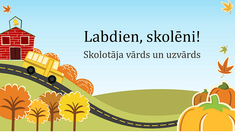 Pamatskolas prezentācija mācību gada sākumā (platekrāns) Pamatskolas prezentācija mācību gada sākumā (platekrāns)