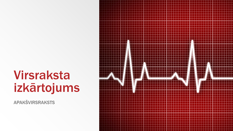 Medicīniskā noformējuma prezentācija (platekrāna) Medicīniskā noformējuma prezentācija (platekrāna)