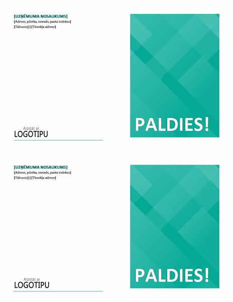 Pateicības kartītes Pateicības kartītes