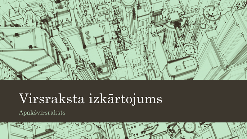 Lietišķa biroja prezentācija ar pilsētas skices fonu (platekrāna) Lietišķa biroja prezentācija ar pilsētas skices fonu (platekrāna)