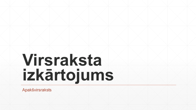 Uzņēmējdarbības prezentācija ar rombveida režģi (platekrāna) Uzņēmējdarbības prezentācija ar rombveida režģi (platekrāna)
