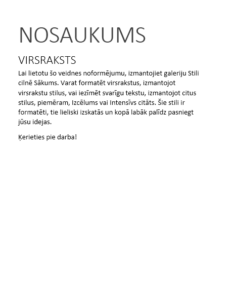 Retrospektīvs noformējums (tukšs) Retrospektīvs noformējums (tukšs)