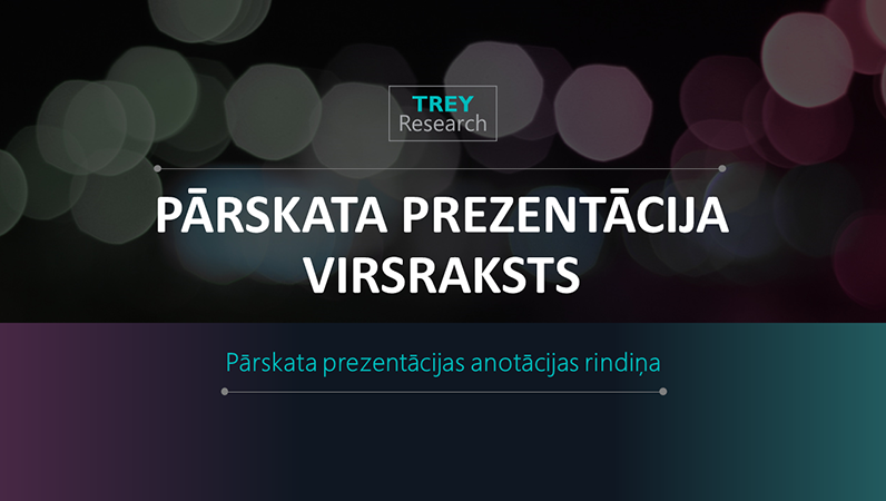Futūristiska pārskata prezentācija Futūristiska pārskata prezentācija